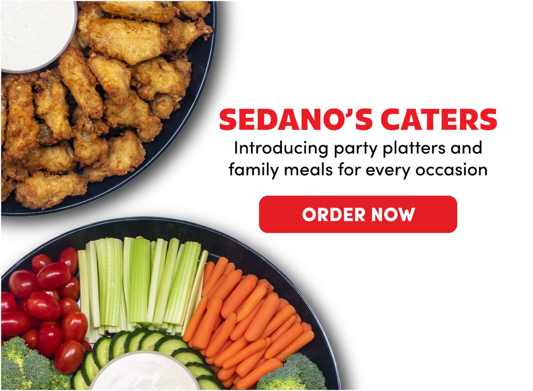 Sedano's Caters | Get your party platters at Sedanos.com | Pick Up and Same Delivery